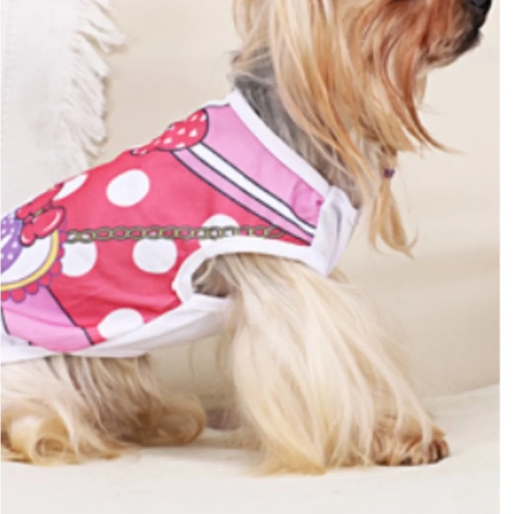 4 Striped Black and White Dog Shirt